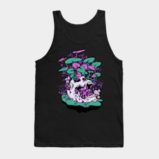 Skull Crystals in mouth Tank Top